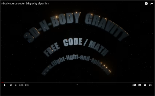 n-body-gravity source code