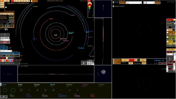 Mars and Ceres gravity A.I. screenshot